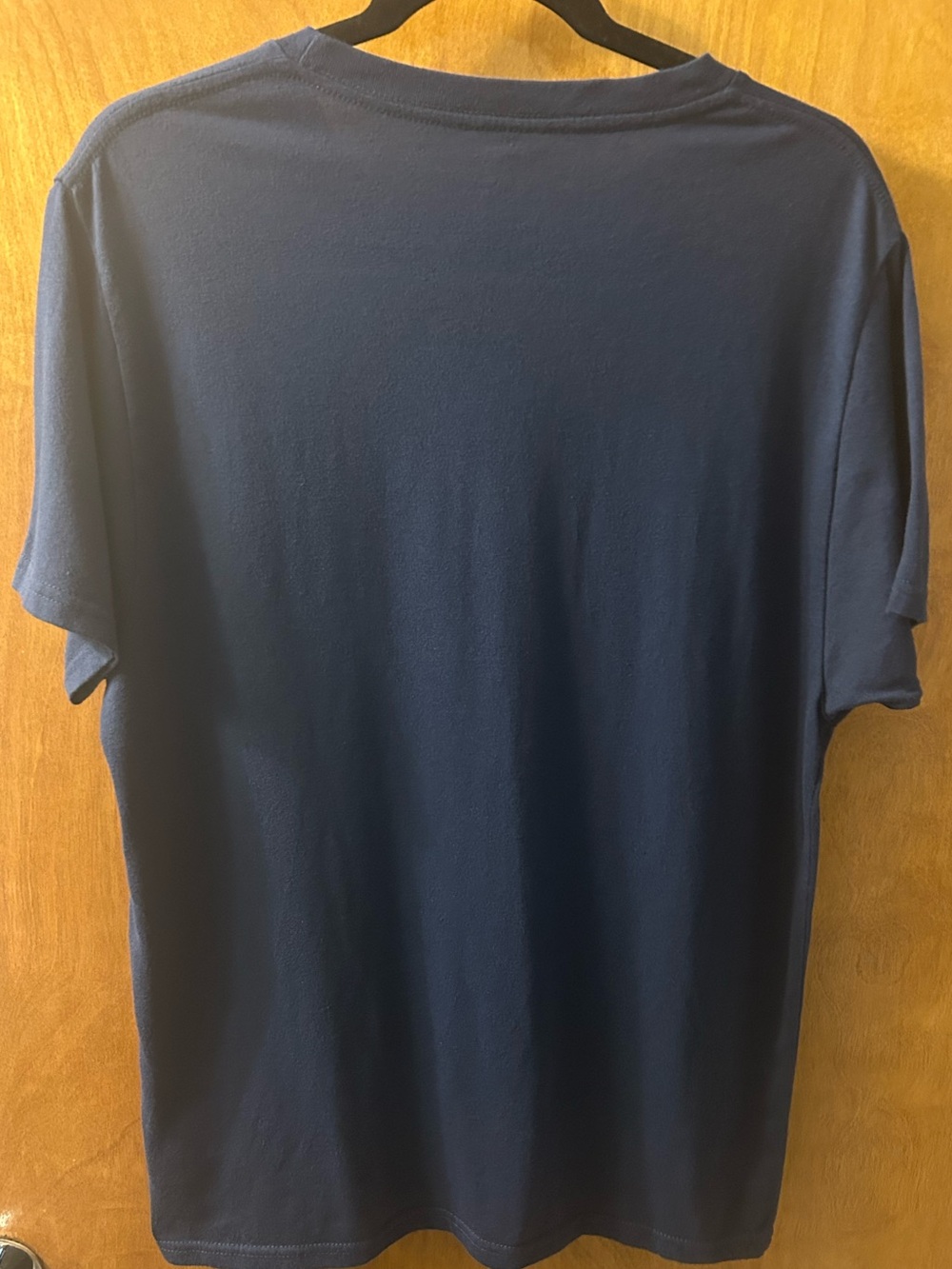 Patriotic Navy 'Home of the Brave' Short Sleeve Tee- Large EUC - Picture 2 of 3
